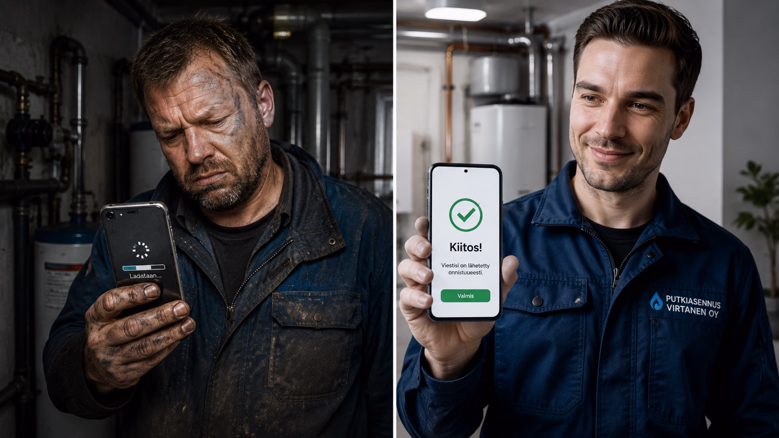 Hidas ja vanha verkkosivusto vastaan moderni ja nopea verkkosivusto